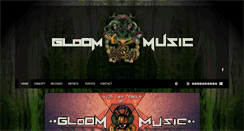 Desktop Screenshot of gloommusic.com